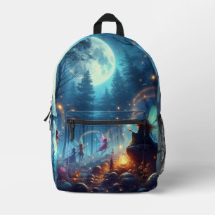 Magische Druckknopfbeutel Bedruckter Rucksack