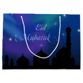Magische Eid Nacht - große Geschenk-Tasche Geschenktüte (Rückseite)