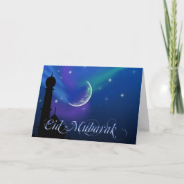 Magische Eid Nacht - islamische Gruß-Karte Feiertagskarte