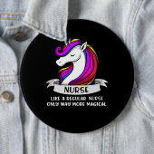 Magische Einhorn-Krankenschwester-Arzt Frauen Button (Beispiel)