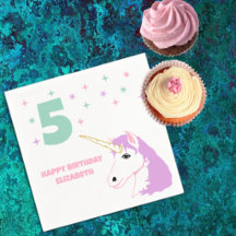 Magische Einhorn-Mädchen-Geburtstag