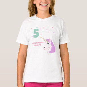 Magische Einhorn-Mädchen-Geburtstag T-Shirt