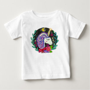Magische Einhorn-Schwingungen Baby T-shirt