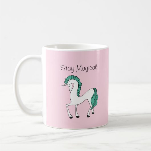 Magische Einhorn-Tasse bleibe Kaffeetasse (Links)