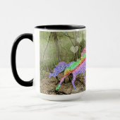Magische Einhorn-Tasse mit Wald Tasse (Links)
