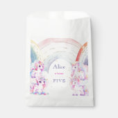 Magische Einhörner und Regenbogen Aquarellfarben G Geschenktütchen (Vorderseite)