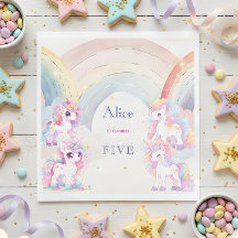 Magische Einhörner und Regenbogen Aquarellfarben G