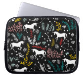 Magische Einhörner und Stern-Konstellationen Laptopschutzhülle (Vorderseite)