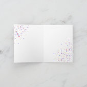 Magische Einhornkarte Valentinstag Feiertagskarte (Innenseite)