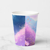 Magische Einhornpapiergruppen Pappbecher (Rechts)