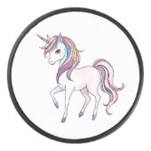 Magische Einhornträume - Whimsical Fantasy Design Eishockey Puck (Vorderseite)