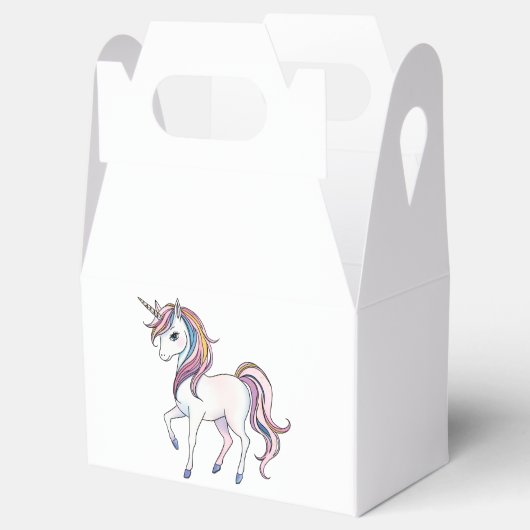 Magische Einhornträume - Whimsical Fantasy Design Geschenkschachtel (Geöffnet)