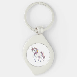 Magische Einhornträume - Whimsical Fantasy Design Schlüsselanhänger
