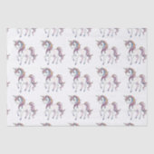 Magische Einhornträume - Whimsical Fantasy Design Seidenpapier (Vorderseite)