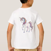 Magische Einhornträume - Whimsical Fantasy Design T-Shirt (Rückseite)