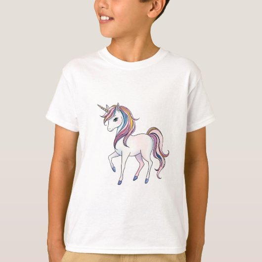 Magische Einhornträume - Whimsical Fantasy Design T-Shirt (Vorderseite)