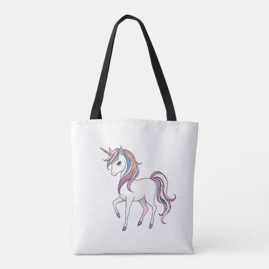 Magische Einhornträume - Whimsical Fantasy Design Tasche (Rückseite)