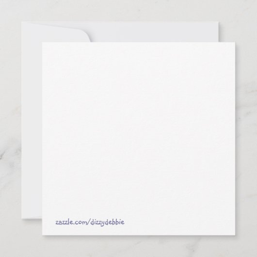 Magische Einladung zum Geburtstag (Rückseite)