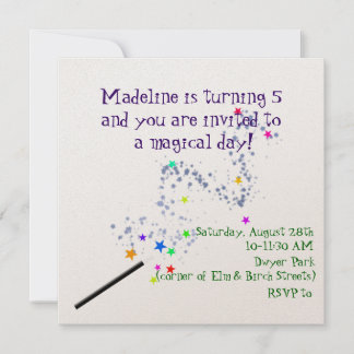 Magische Einladung zum Geburtstag 2