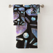 Magische Energiekristalle Rainbow-Kristallgesteine Badhandtuch Set (Insitu)