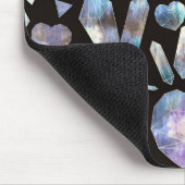 Magische Energiekristalle Rainbow-Kristallgesteine Mousepad (Ecke)