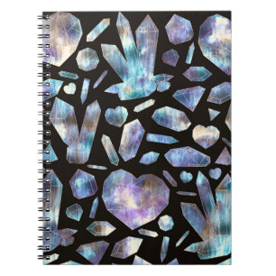 Magische Energiekristalle Rainbow-Kristallgesteine Notizblock