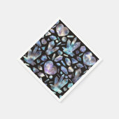 Magische Energiekristalle Rainbow-Kristallgesteine Serviette (Ecke)