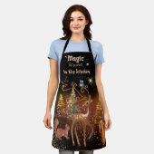 Magische Ereignisse in der Küche - Whimsikale Weih Schürze (Getragen)