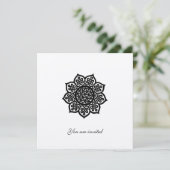 MAGISCHE EREIGNISSE, ZELLTISCHES KNOCHENSCHALTER EINLADUNG (Stehend Vorderseite)