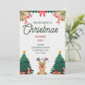 Magische Erinnerungen: Einladung zu Weihnachten (Stehend Vorderseite)