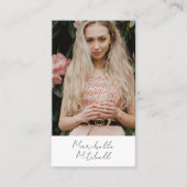 Magische Essenzielle Öle Apothecary Boho Yoga Foto Visitenkarte (Vorderseite)