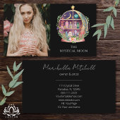 Magische Essenzielle Öle Apothecary Yoga Boho Foto Visitenkarte