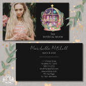 Magische Essenzielle Öle Apothecary Yoga Boho Foto Visitenkarte