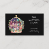 Magische Essenzielle Öle Apothecary Yoga Boho Foto Visitenkarte (Vorderseite)