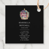 Magische Essenzielle Öle Apotheke Yoga Kristalle Geschenkanhänger (Rückseite)