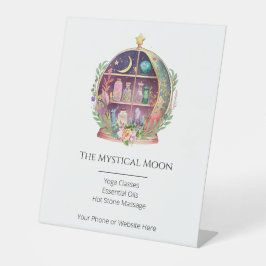 Magische Essenzielle Öle Apotheke Yoga Kristalle Sockelschild