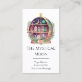 Magische Essenzielle Öle Apotheke Yoga Kristalle Visitenkarte (Vorderseite)