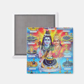 MAGISCHE FÄHIGKEITEN HINDUISMUS MAGNET (Vorderseite/Rückseite)