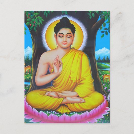 MAGISCHE FÄHIGKEITEN HINDUISMUS POSTKARTE (Vorderseite)