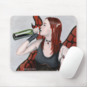 Magische Faia Drinks Weinkultur und Erde Mousepad