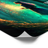 Magische Fairy Bezaubernde Waldträume Treten Sie e Poster (Ecke)