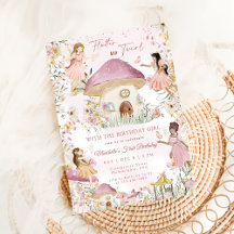 Magische Fairy Floral Garden Pixie Girls Geburtsta