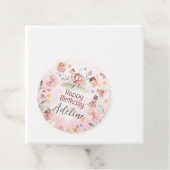 Magische Fairy Garden Personalisierte Round-Gift-T Geschenkanhänger (Beispiel)