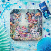 Magische Fairy Land Party Plate Pappteller (Party)