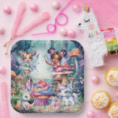 Magische Fairy Land Party Plate Pappteller (Party)