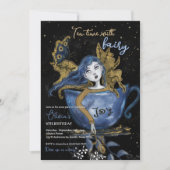 Magische Fairy Teacup Tea Time mit Fairy Birthday Einladung (Vorderseite)