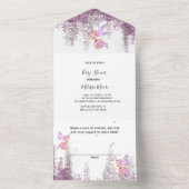 Magische Fairy Thema alles in einer Einladung (Innen Boden)