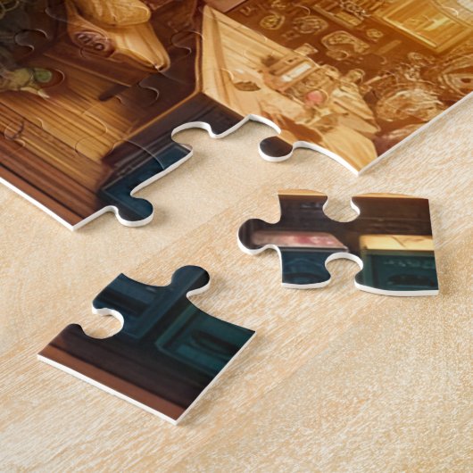 Magische Fairy Treehouse Verzauberte Fantasy Zuhau Puzzle (Seite)