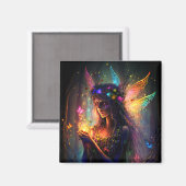 Magische Fairy verzauberte Forest Fantasy Butterfl Magnet (Vorderseite/Rückseite)
