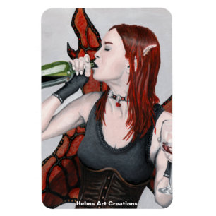 Magische Fairy Wein Flasche Fantasy Flexible Magne Magnet